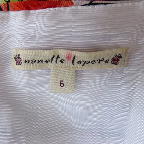 Nanette Lepore Silk Butterfly Dress Size 6 - Picture 7 of 7